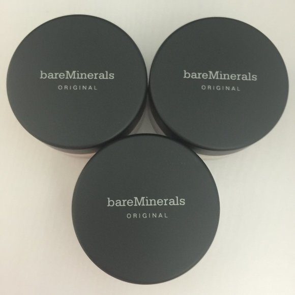 #NWT bareMinerals SPF15 Original Foundation Golden Tan W30 8g/0.28oz  - Lot of 3 - Picture 2 of 2